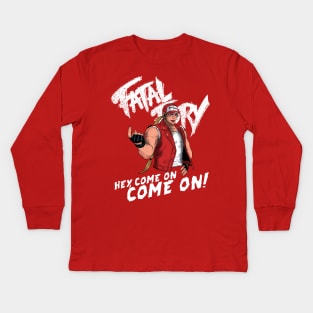 Terry - Come on, come on! Kids Long Sleeve T-Shirt